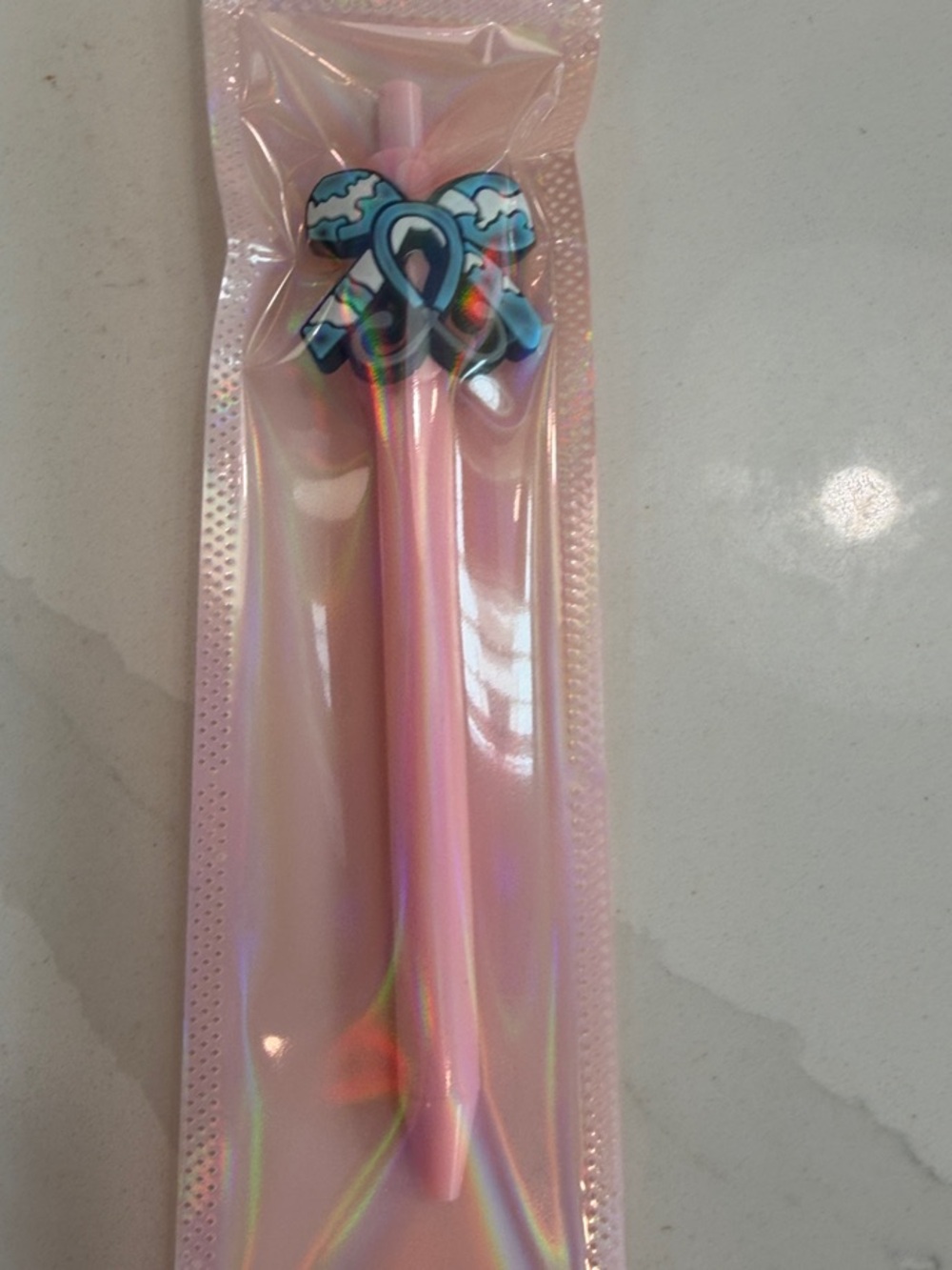 Blue bow nurse pen